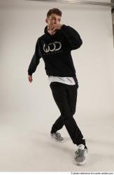 Man Adult Athletic White Standing poses Casual Dance